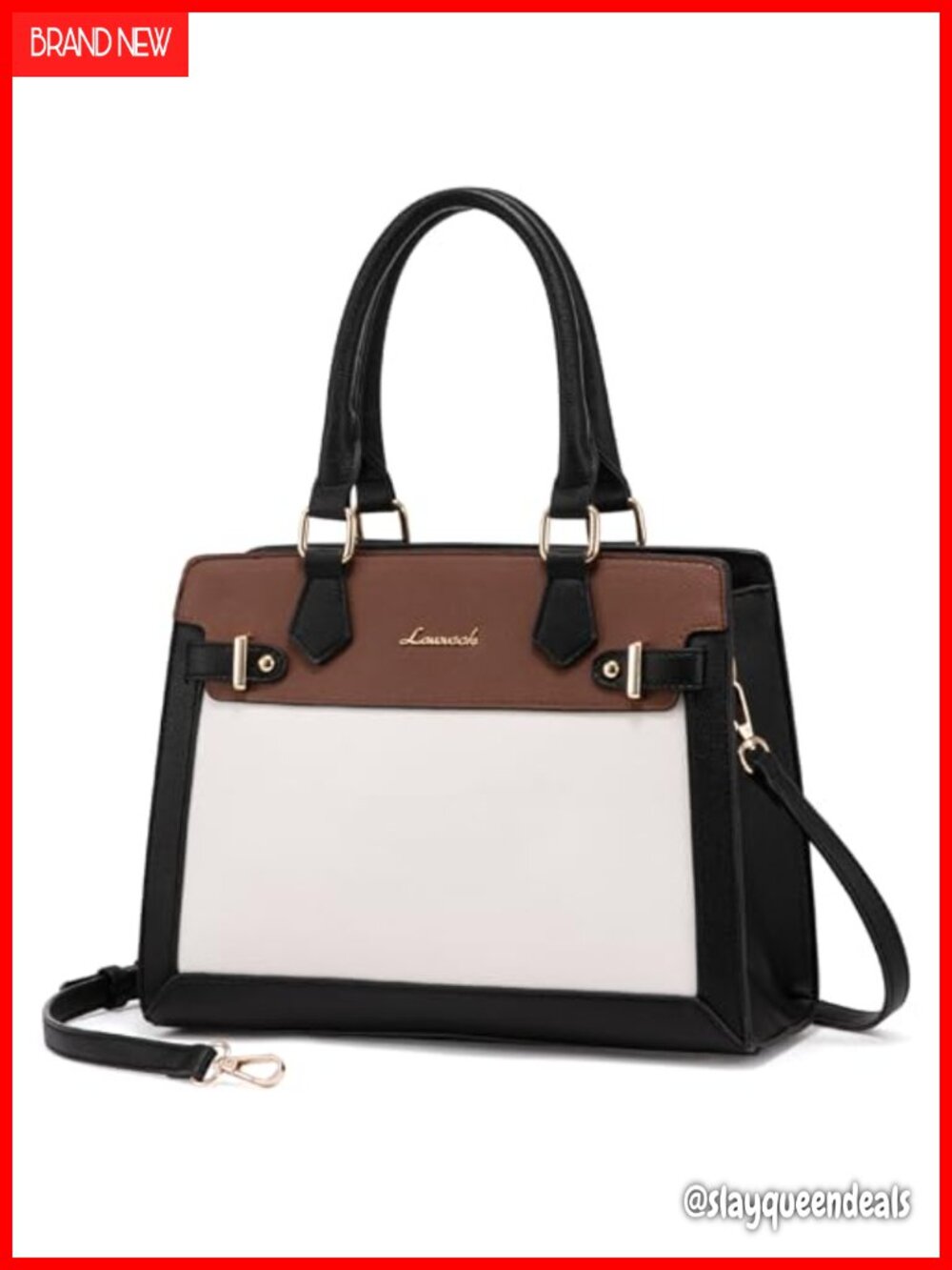 PU Leather Satchel Tote Shoulder Bag for Women with Top Handle